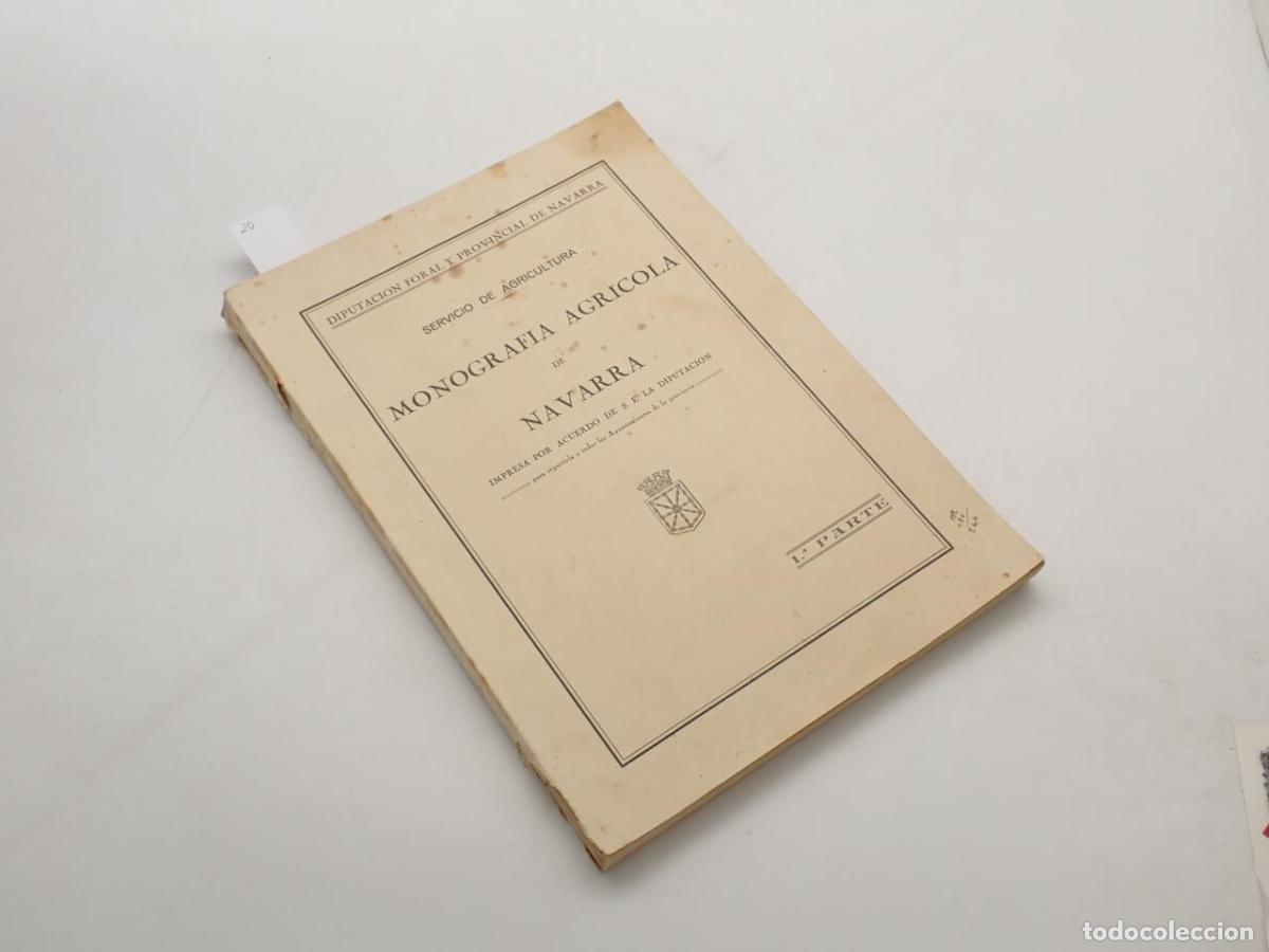 books: Monograf&iacute;a agr&iacute;cola de Navarra. 1&ordf; parte. Diputaci&oacute;n Foral y Provincial de Navarra. Servicio de Agri