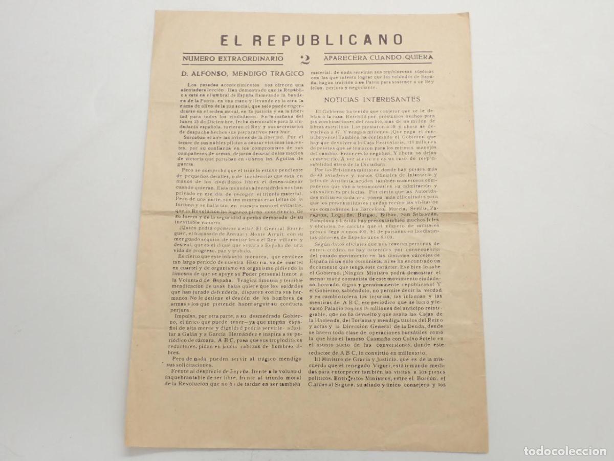 Libros: El Republicano. N&uacute;mero extraordinario. 2. Aparecer&aacute; cuando quiera -
