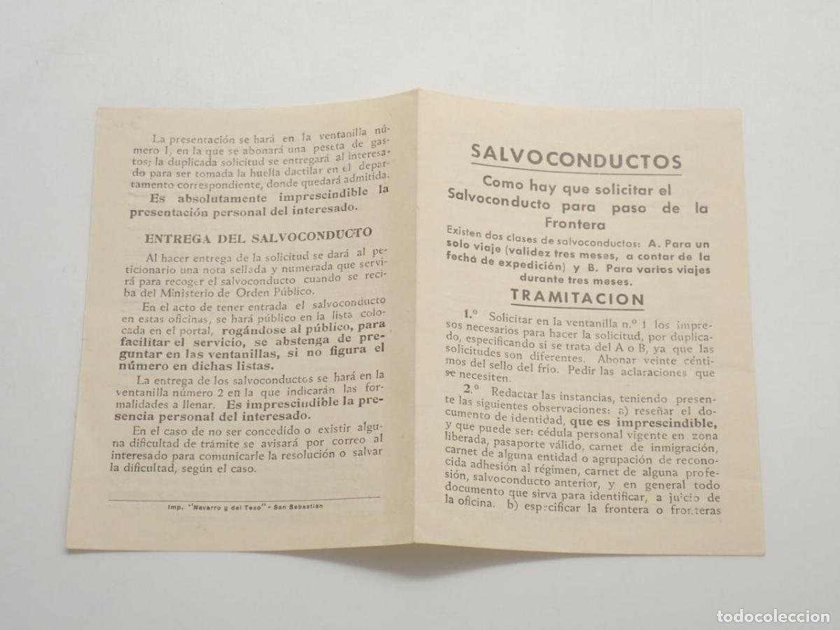 Libros: Salvoconductos. C&oacute;mo hay que solicitar el Salvoconducto para paso de la frontera -