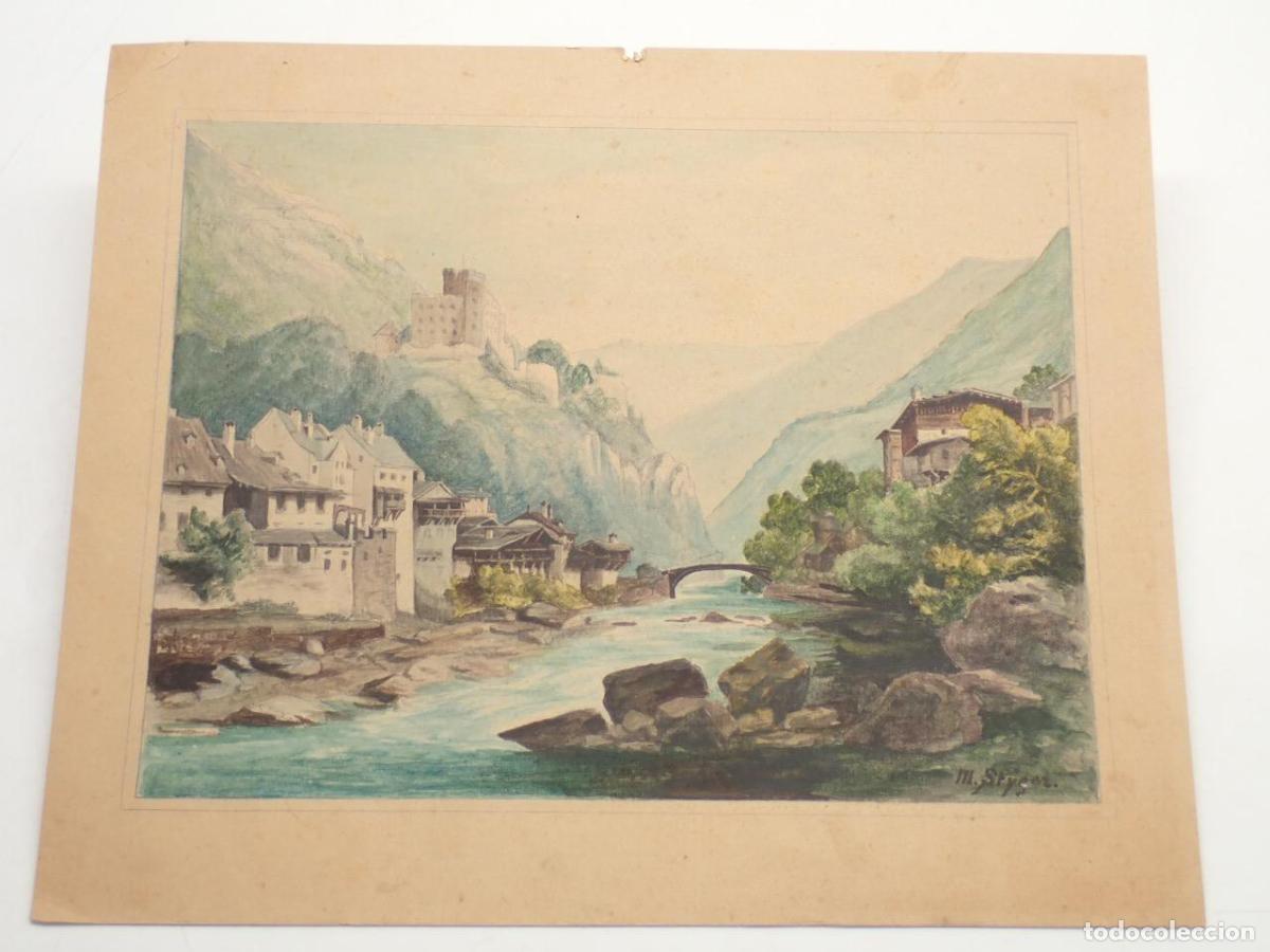 Libros: Paisaje monta&ntilde;oso, Suiza o Alemania [DIBUJO] - STYGER, M.
