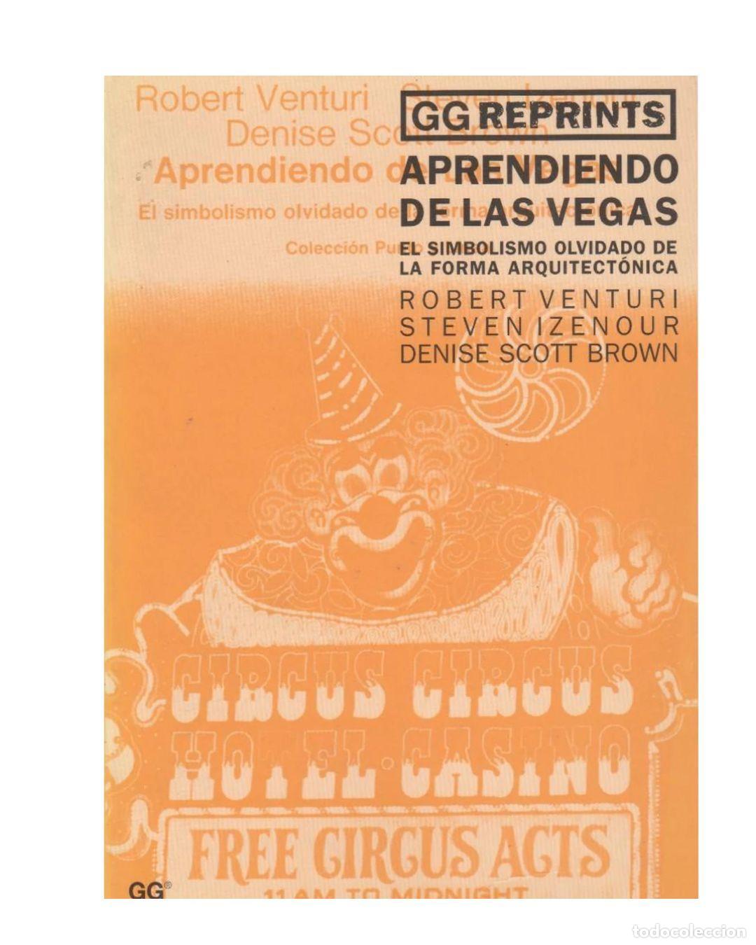 Libros: APRENDIENDO DE LAS VEGAS - ROBERT VENTURI - Foto 1