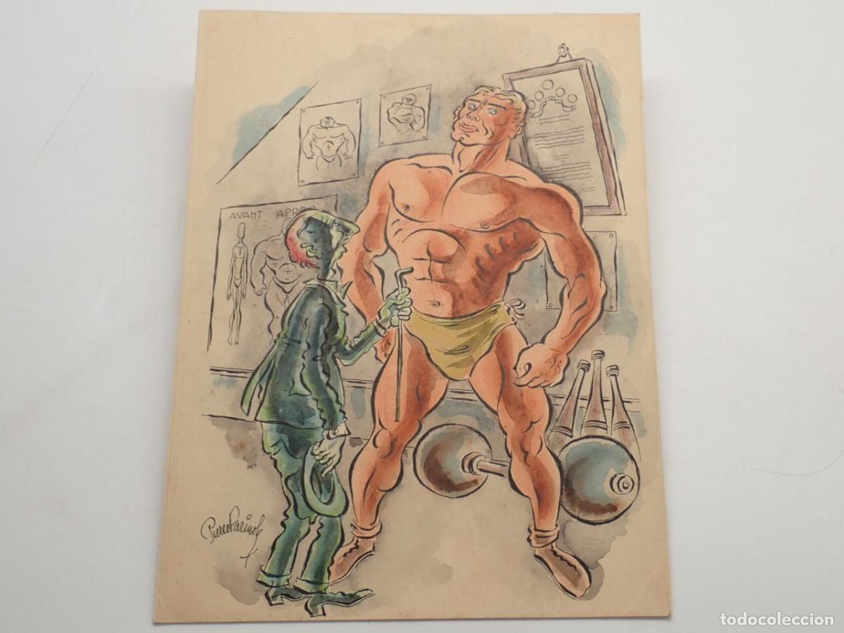 Libros: Dibujo original de Pierre Farinole - FARINOLE, Pierre (Montpellier, 1906-Par&iacute;s, 1960)
