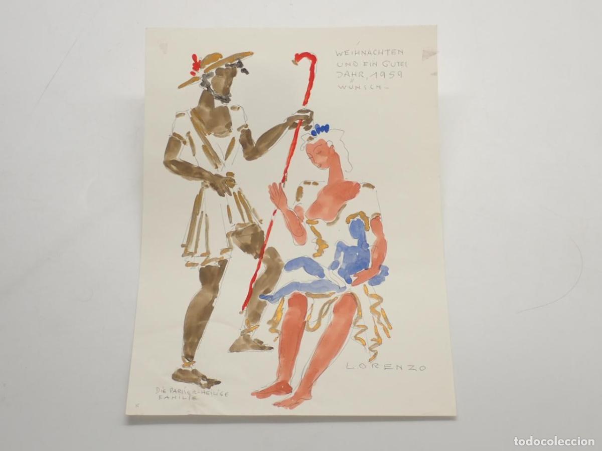 Libros: 3 dibujos originales de Lorenz Zilken - ZILKEN, Lorenz - Foto 3