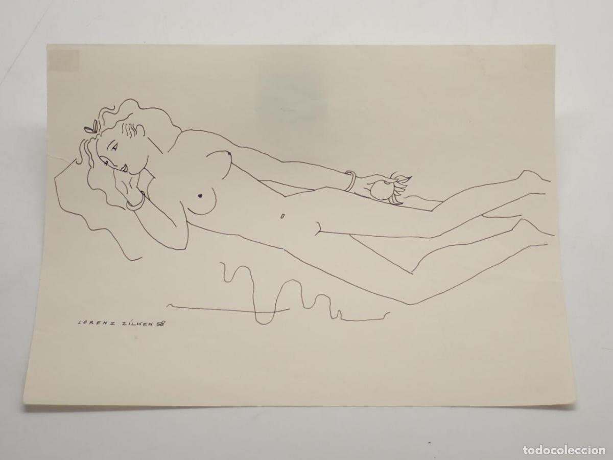 Libros: 3 dibujos originales de Lorenz Zilken - ZILKEN, Lorenz