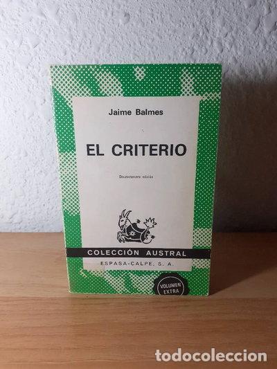 Libros: El criterio- 9788423900718