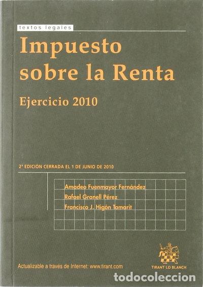 Libros: Impuesto sobre la Renta Ejercicio 2010- 9788498769012 - Foto 1