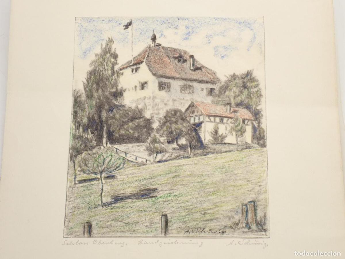Libros: Schloss Oberberg [CASTILLO DE OBERBERG. DIBUJO ORIGINAL] - - Foto 2
