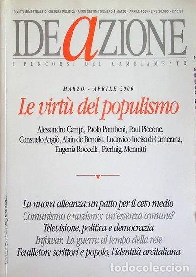 Livros em segunda m&atilde;o: Ideazione: Le virt&ugrave; del populismo- 9788886812733