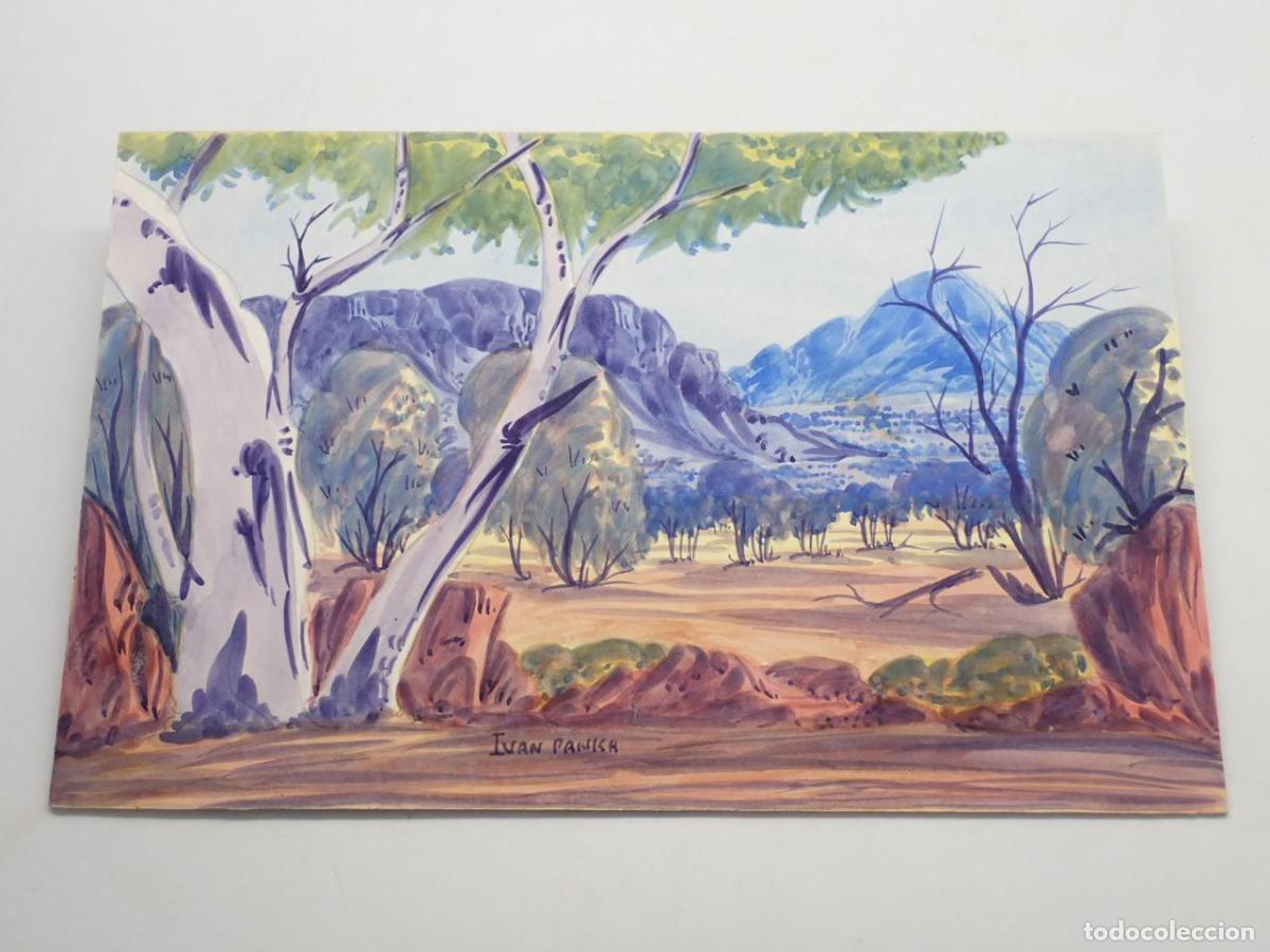 Libri di seconda mano: Paisaje australiano. Acuarela original de Ivan Panka - PANKA, Ivan