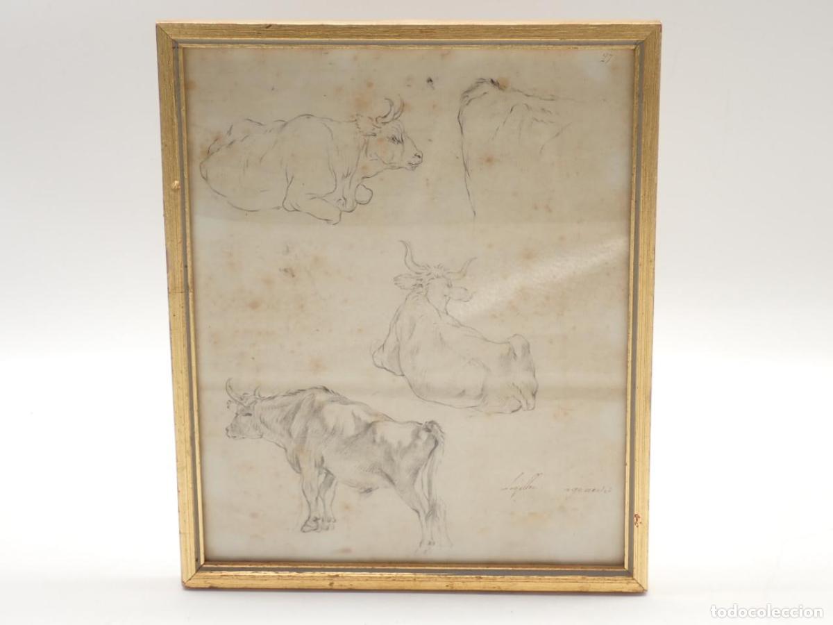 Libri di seconda mano: Dibujo original de Jean Fran&ccedil;ois Legillon - LEGILLON, Jean Fran&ccedil;ois