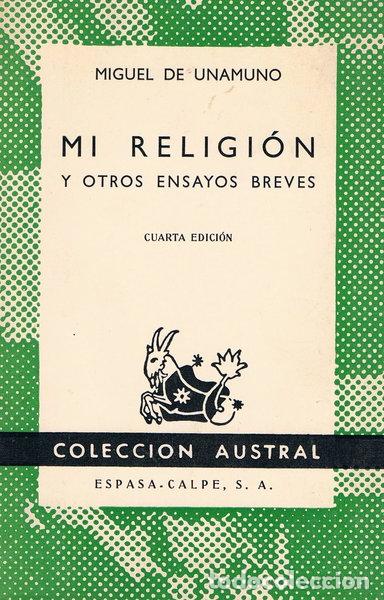 Livres: Mi religi&oacute;n y otros ensayos breves- 9788423902996