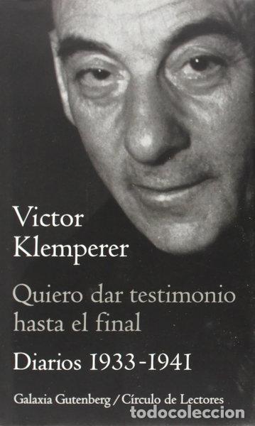 Livres: Quiero dar testimonio hasta el final I- 9788481094220