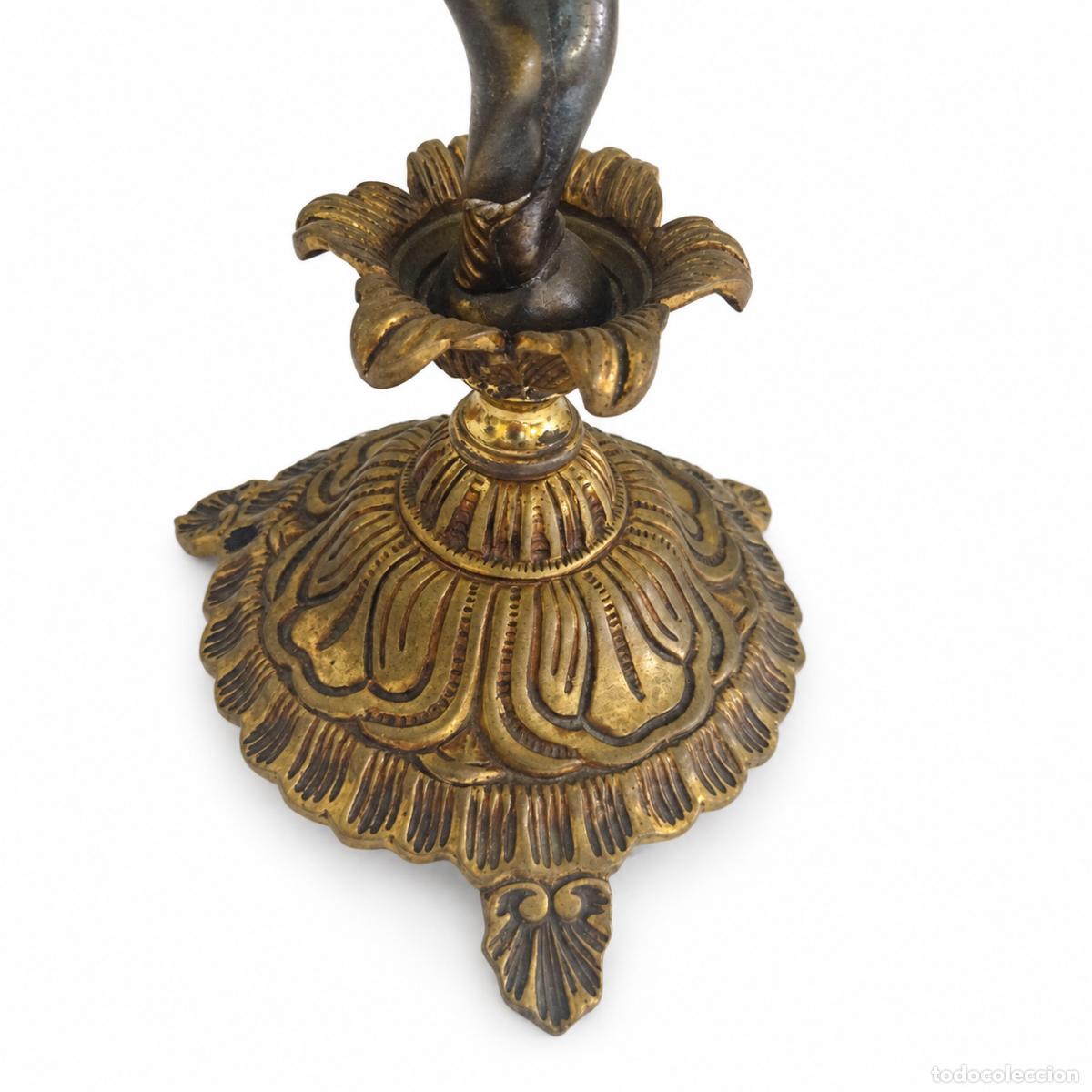 Libros: Par de candelabros de bronce - Napole&oacute;n III - siglo XIX - Foto 19