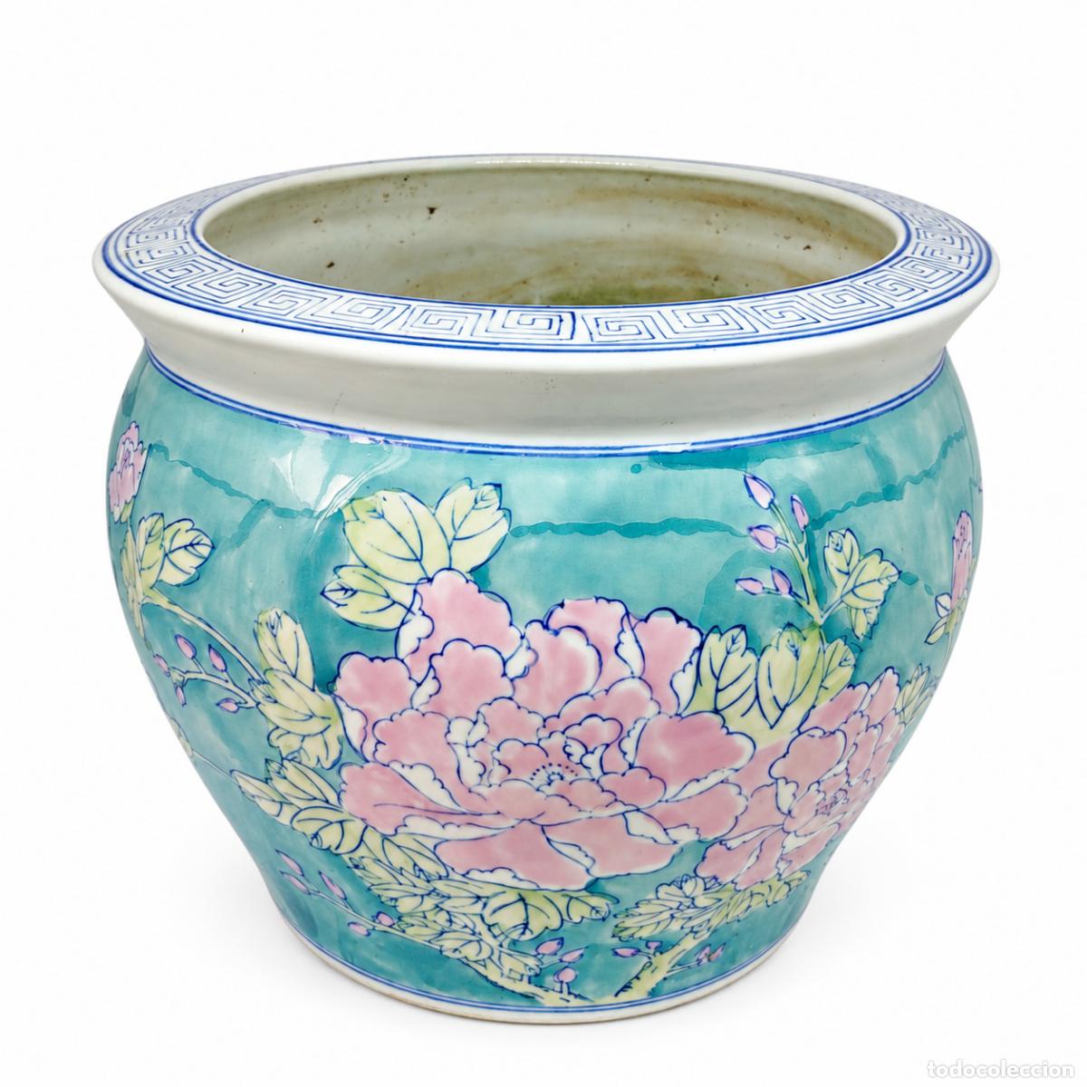 books: Maceta/jardinera de Jingdezhen - Familia Rosa - Porcelana