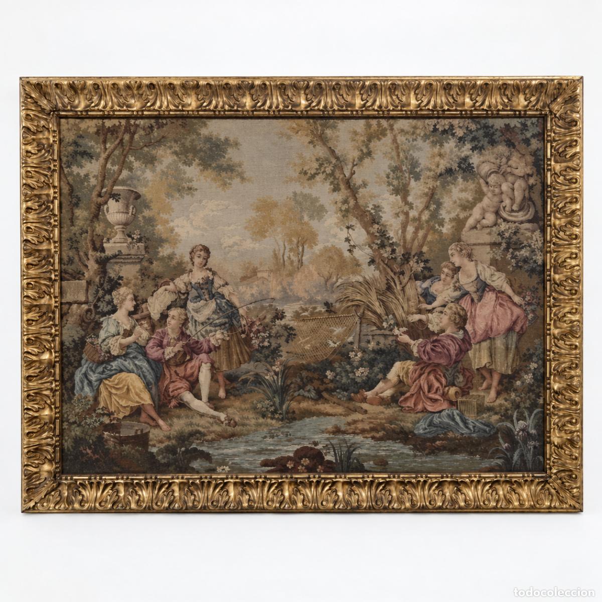 books: Fran&ccedil;ois Boucher - Tapiz - 118 cm - 155 cm - Pesca