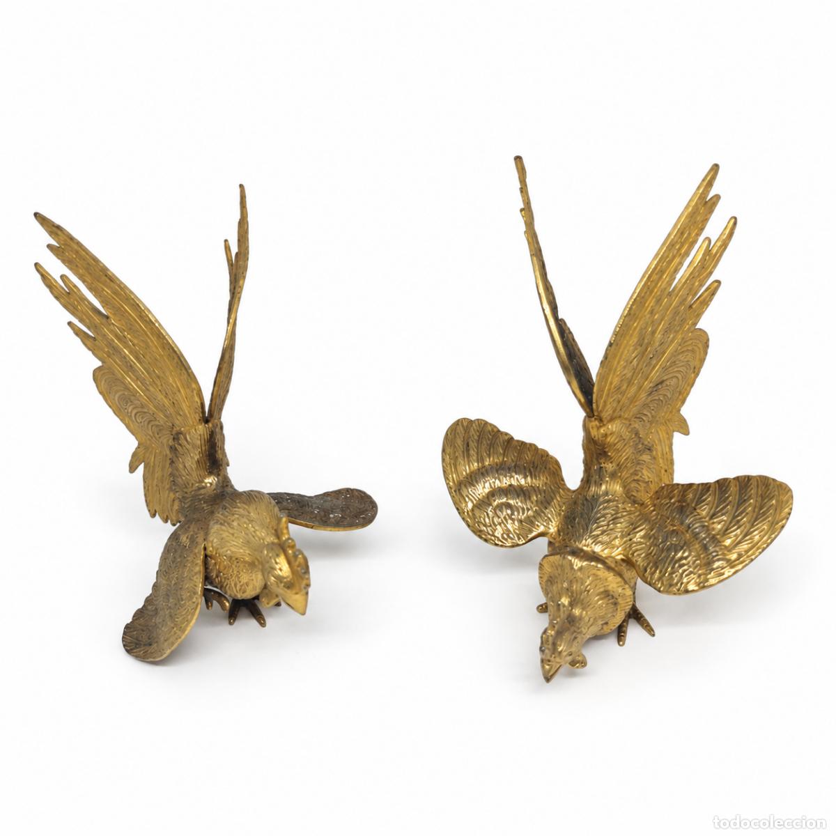 Libros: Pelea de gallos - 20 cm - Bronce dorado - Foto 8