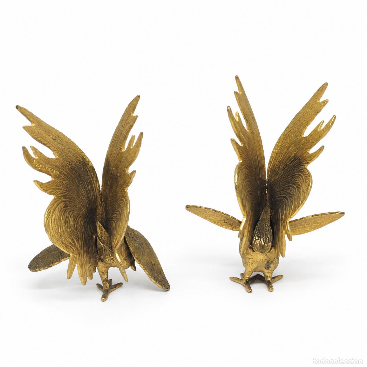 Libros: Pelea de gallos - 20 cm - Bronce dorado - Foto 10