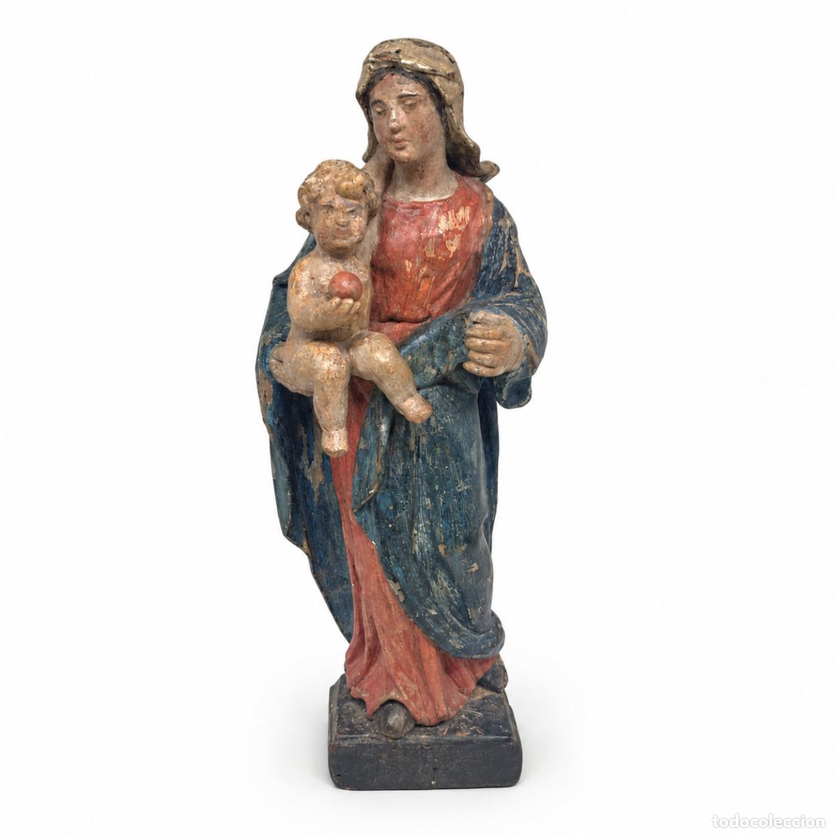 Libros: Nuestra Se&ntilde;ora con el Ni&ntilde;o y el Orbe - Siglo XVIII - Foto 2