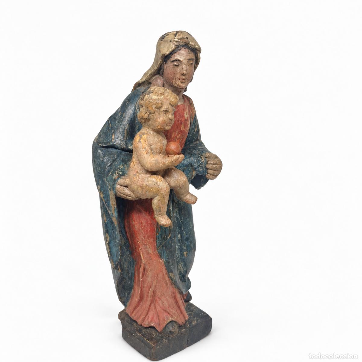 Libros: Nuestra Se&ntilde;ora con el Ni&ntilde;o y el Orbe - Siglo XVIII - Foto 4