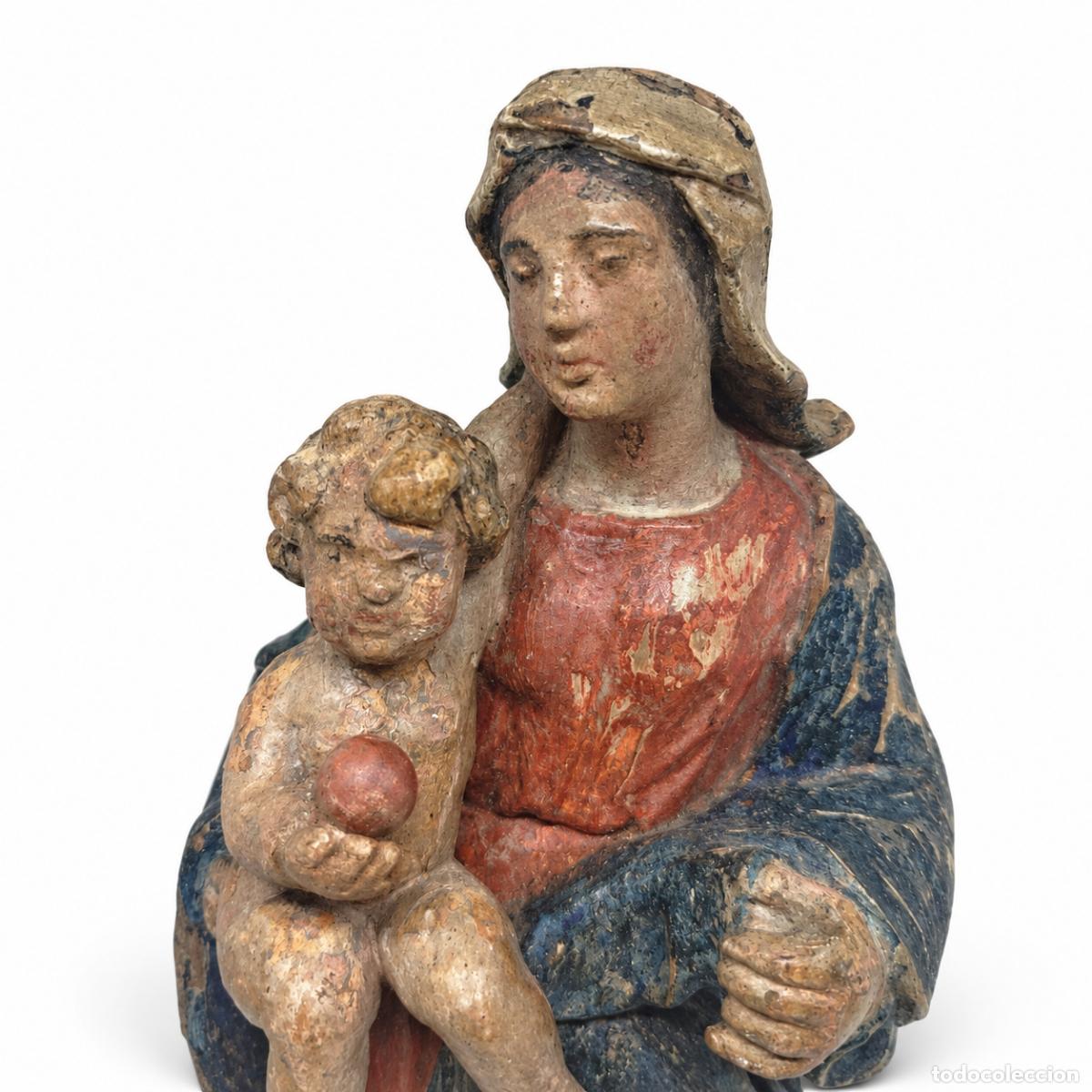 Libros: Nuestra Se&ntilde;ora con el Ni&ntilde;o y el Orbe - Siglo XVIII - Foto 8