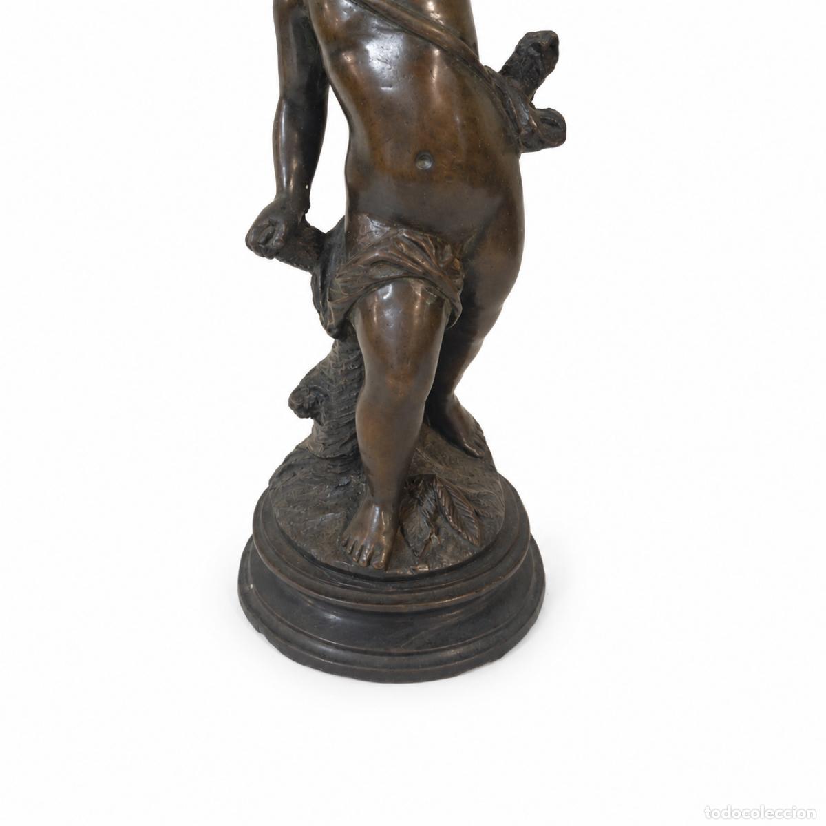 Libros: 2 esculturas - Baco, dios del vino - 29 cm - Bronce - Foto 4