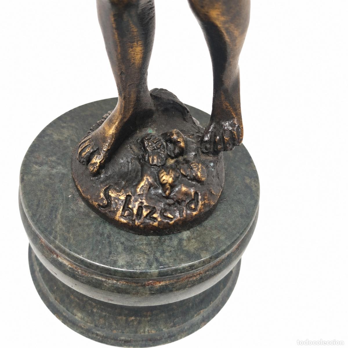 Libros: 2 esculturas - Baco, dios del vino - 29 cm - Bronce - Foto 12