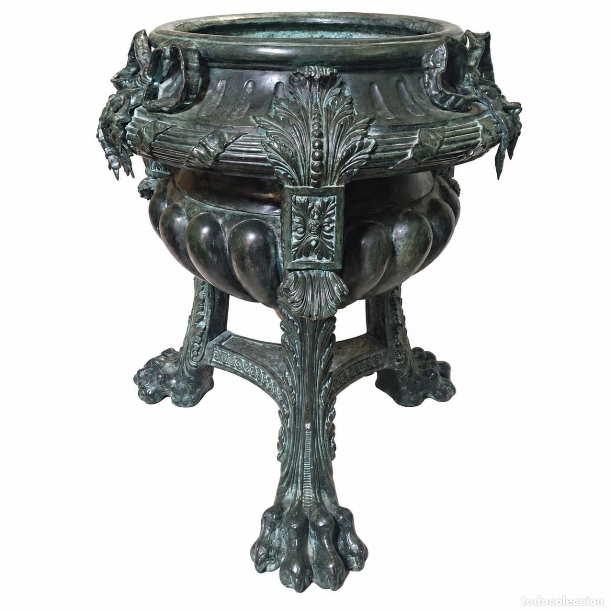 Libros: 2 Macetas Monumentales - Bronce - 85 cm - Napole&oacute;n III - Foto 3