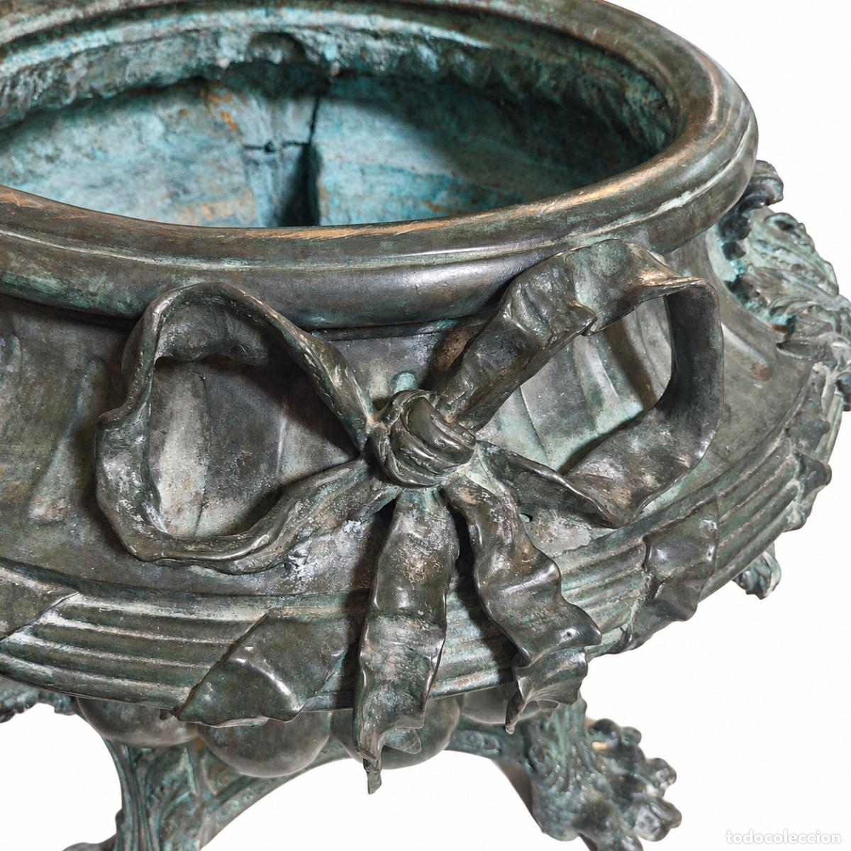 Libros: 2 Macetas Monumentales - Bronce - 85 cm - Napole&oacute;n III - Foto 7