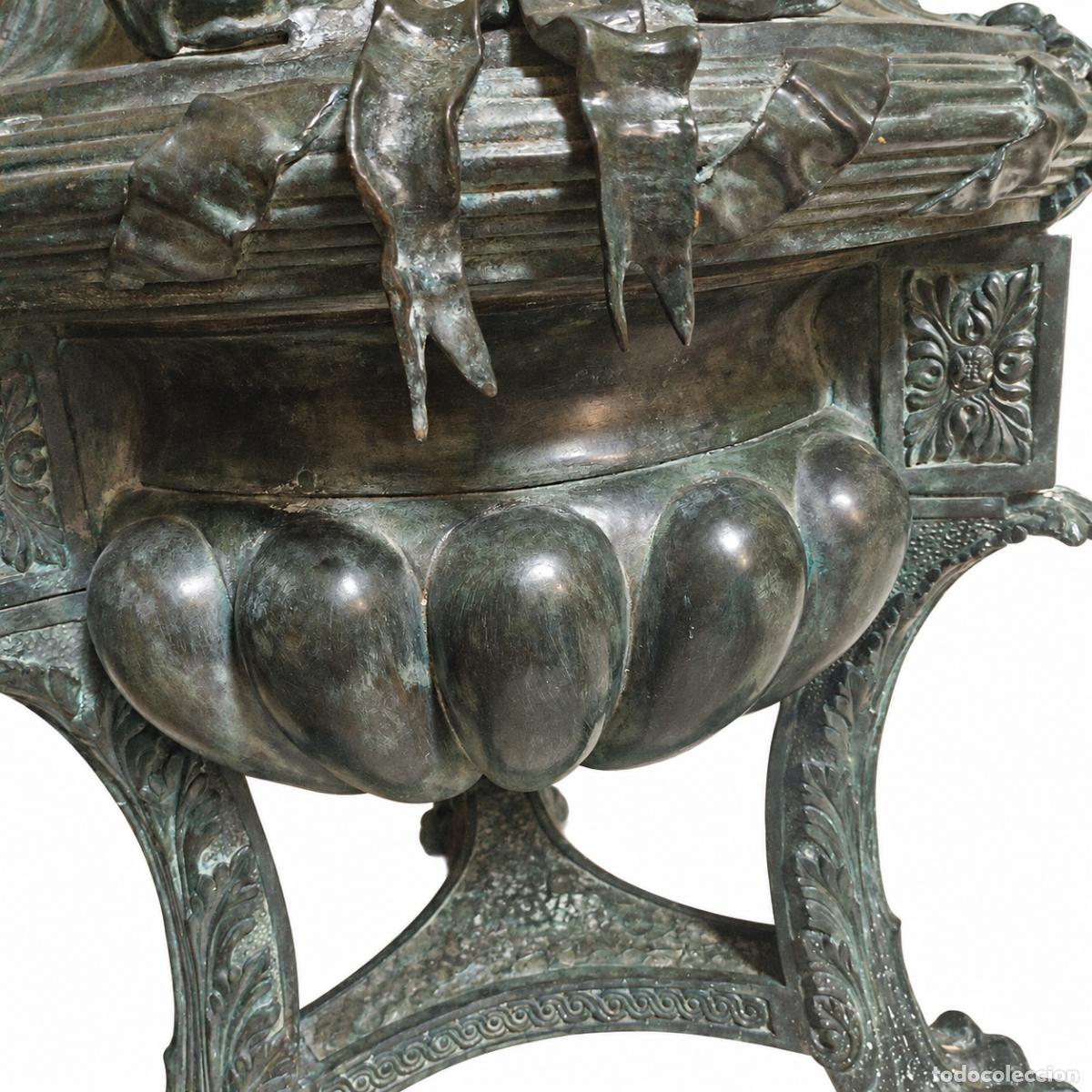 Libros: 2 Macetas Monumentales - Bronce - 85 cm - Napole&oacute;n III - Foto 17