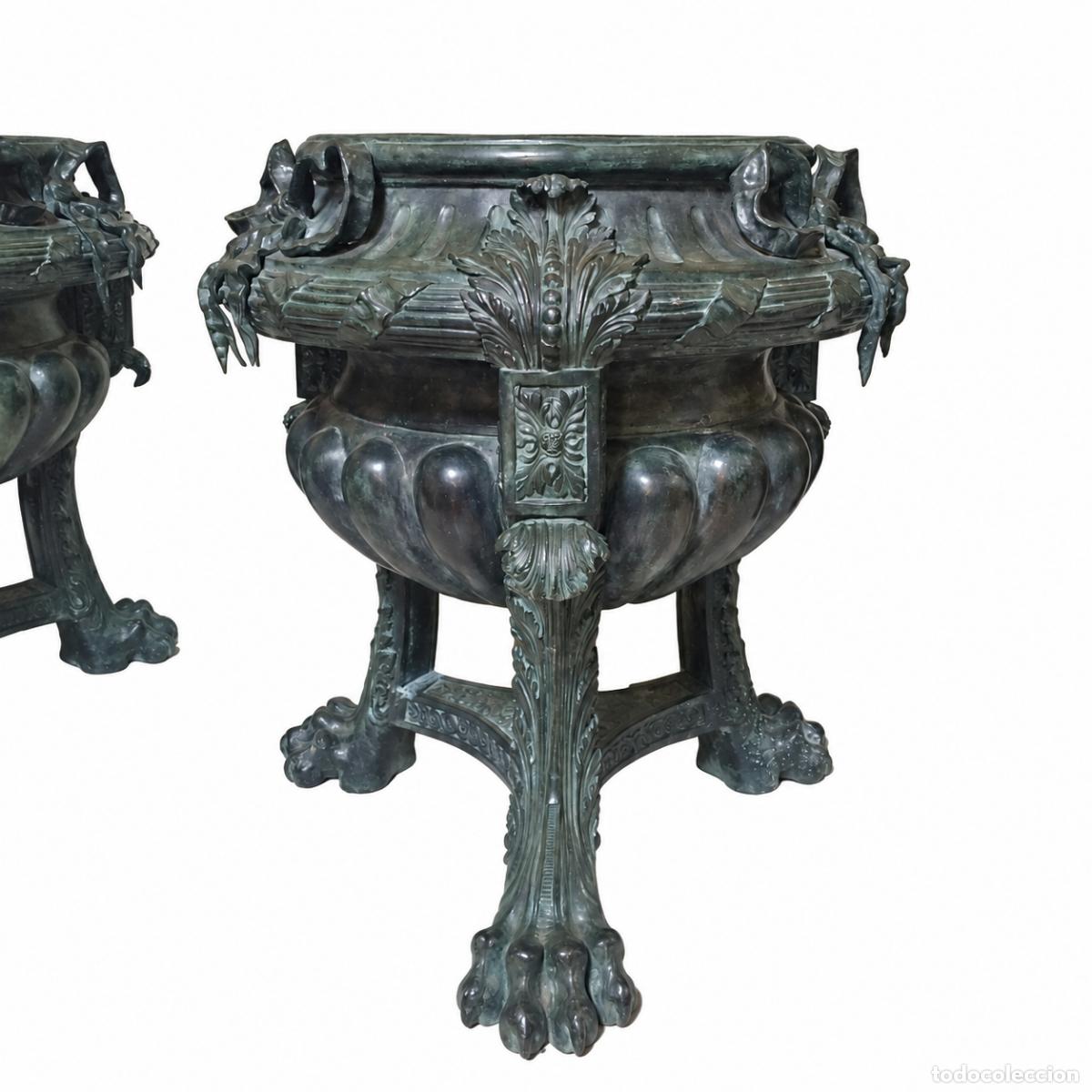 Libros: 2 Macetas Monumentales - Bronce - 85 cm - Napole&oacute;n III - Foto 20