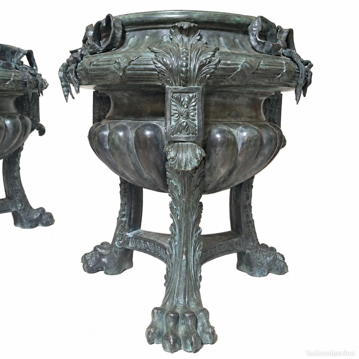 Libros: 2 Macetas Monumentales - Bronce - 85 cm - Napole&oacute;n III - Foto 21
