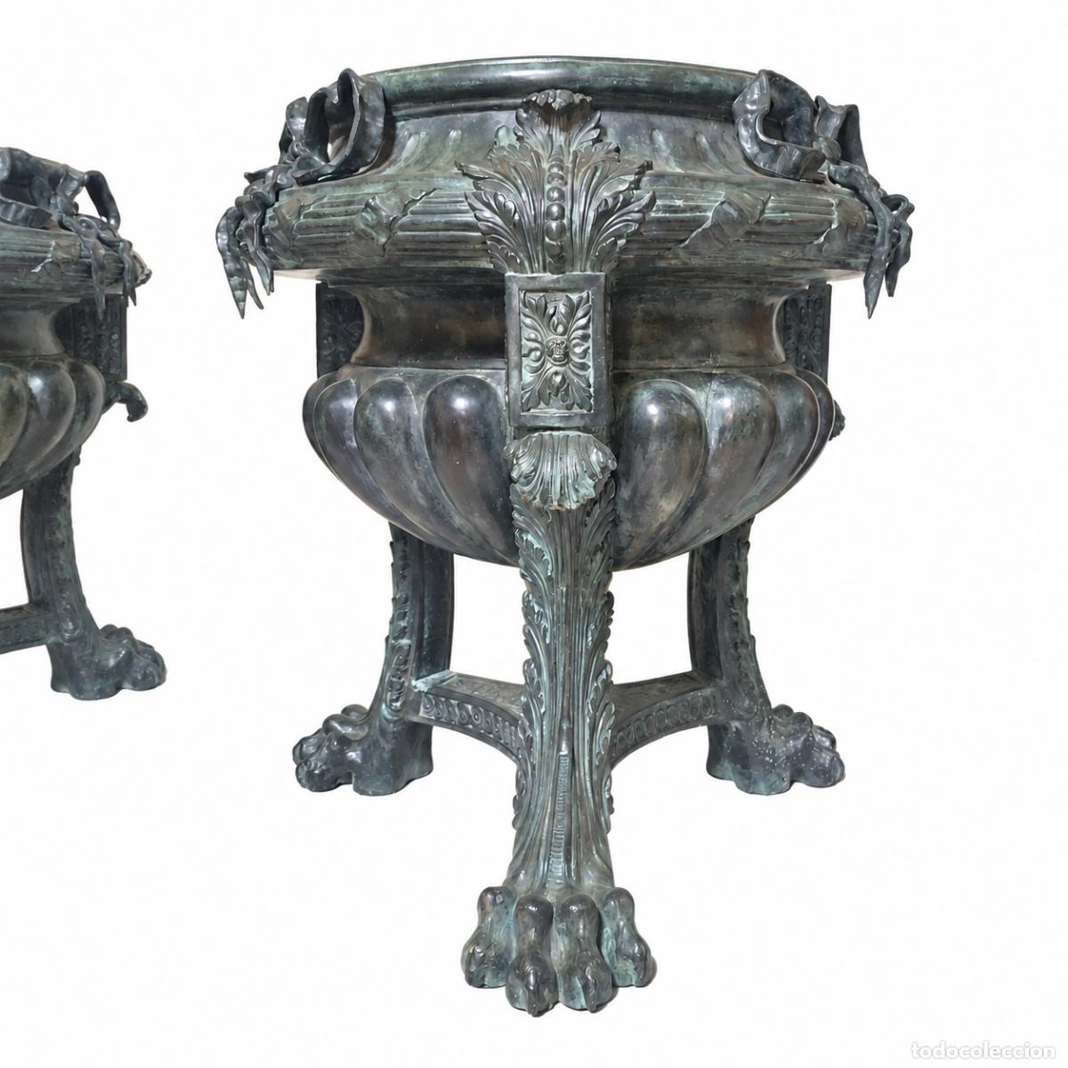 Libros: 2 Macetas Monumentales - Bronce - 85 cm - Napole&oacute;n III - Foto 22