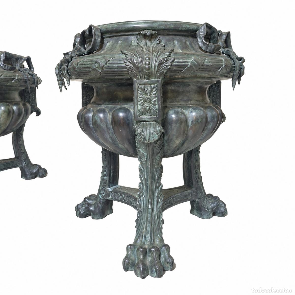 Libros: 2 Macetas Monumentales - Bronce - 85 cm - Napole&oacute;n III - Foto 23
