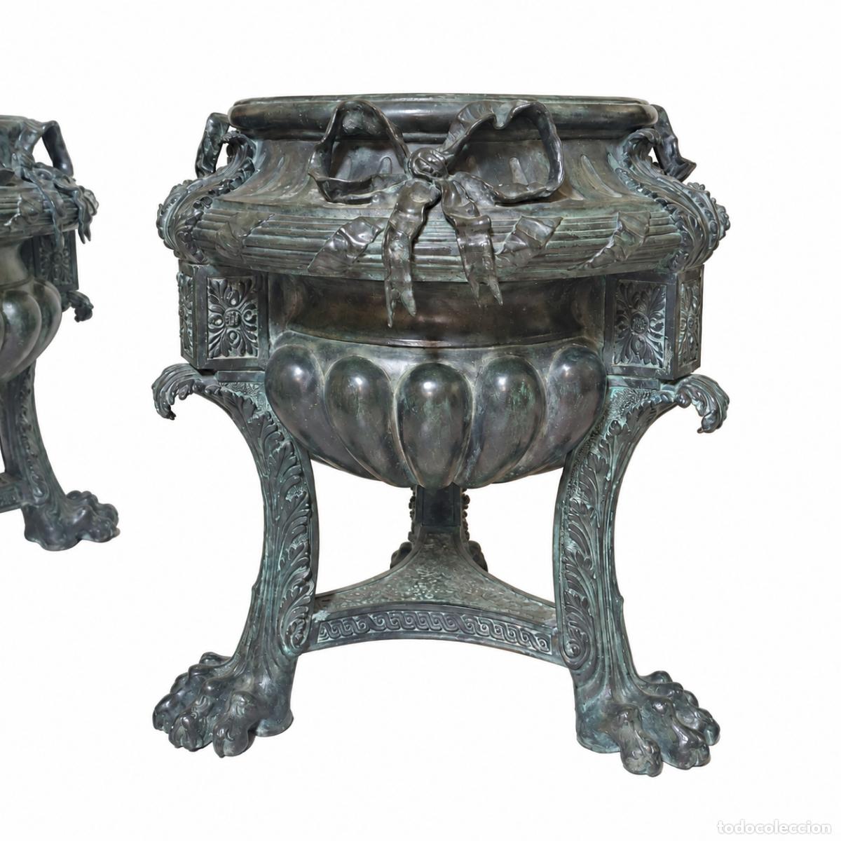 Libros: 2 Macetas Monumentales - Bronce - 85 cm - Napole&oacute;n III - Foto 25