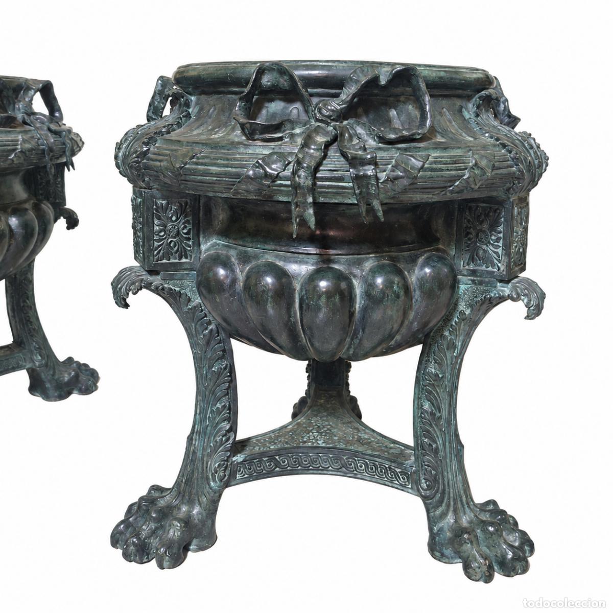 Libros: 2 Macetas Monumentales - Bronce - 85 cm - Napole&oacute;n III - Foto 29