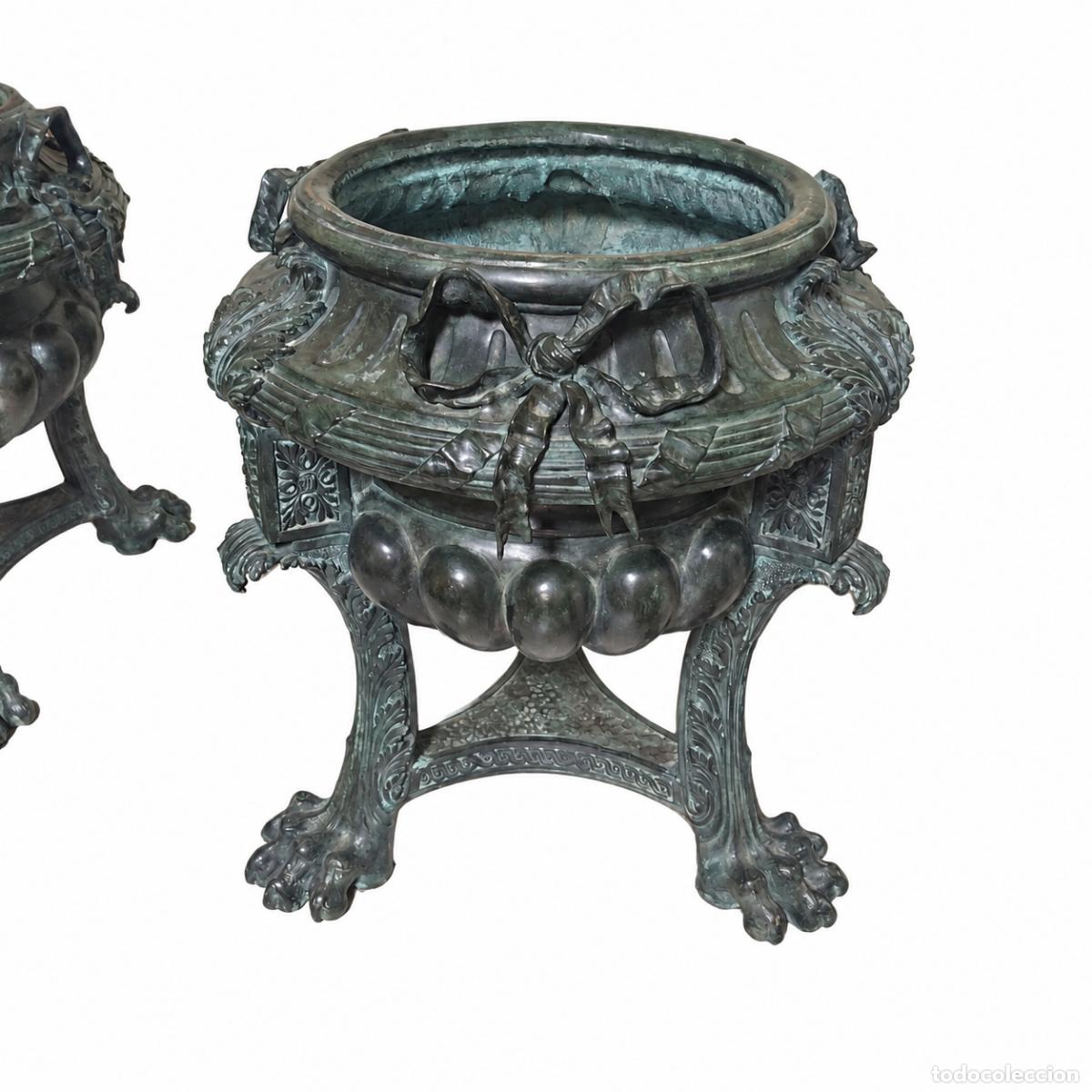 Libros: 2 Macetas Monumentales - Bronce - 85 cm - Napole&oacute;n III - Foto 31