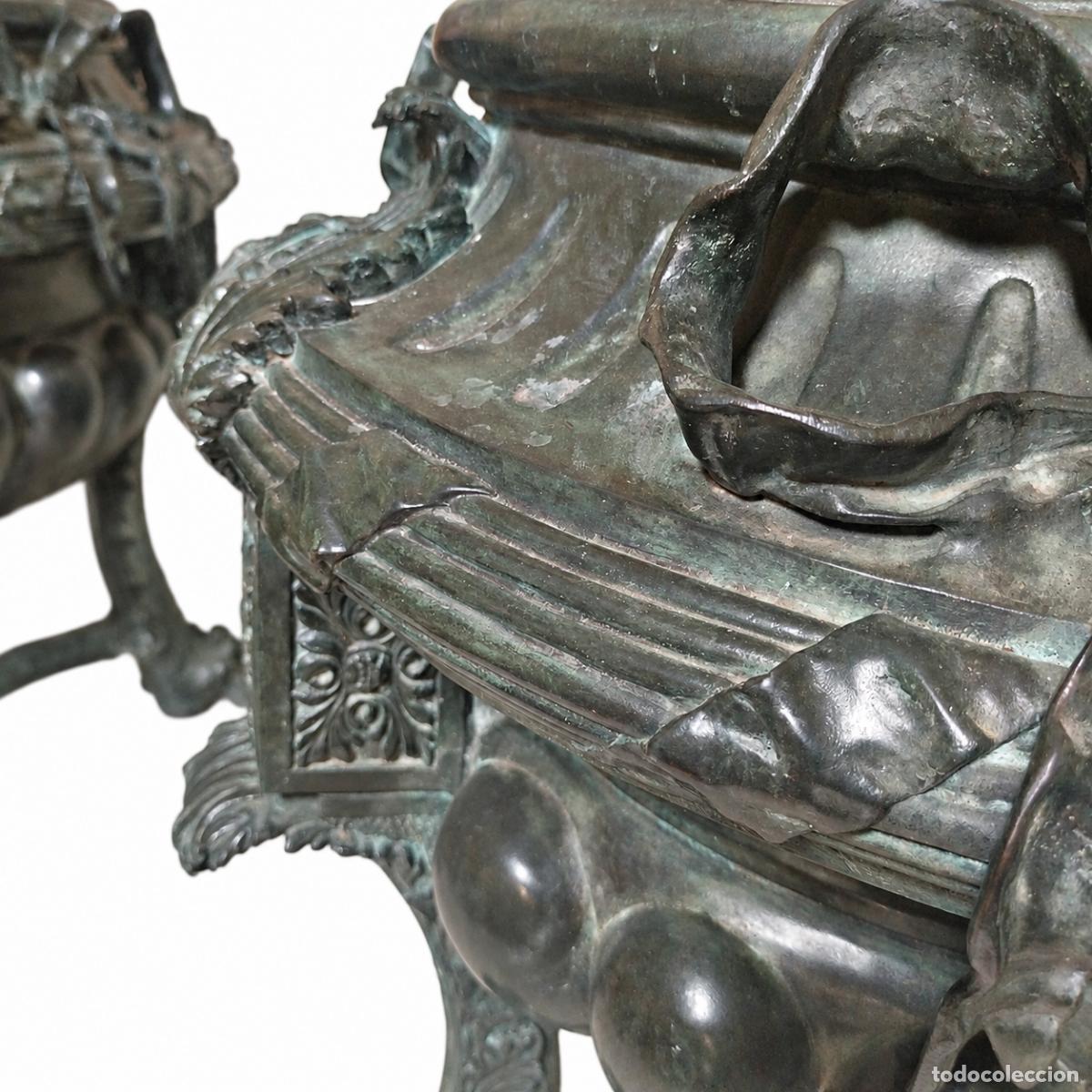 Libros: 2 Macetas Monumentales - Bronce - 85 cm - Napole&oacute;n III - Foto 33