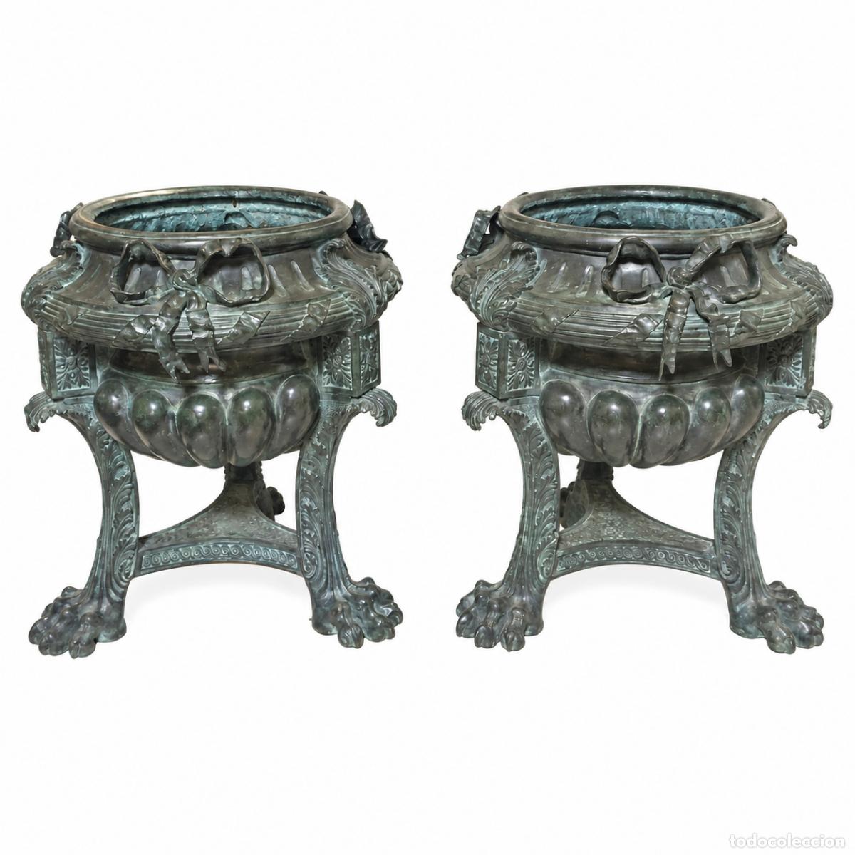 Libros: 2 Macetas Monumentales - Bronce - 85 cm - Napole&oacute;n III - Foto 38
