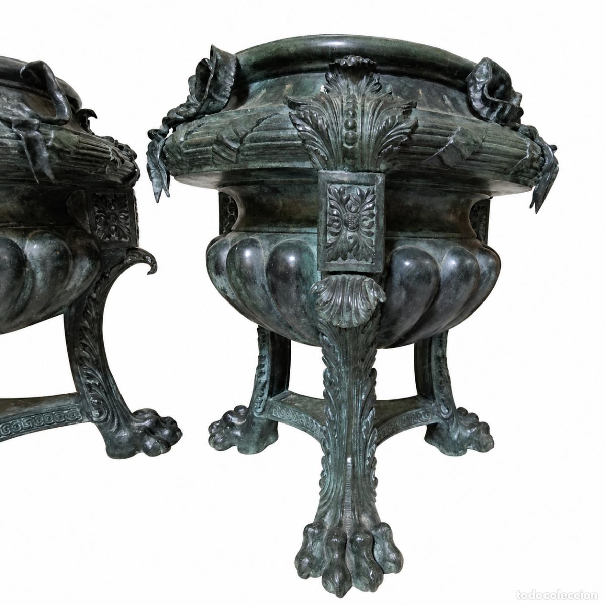 Libros: 2 Macetas Monumentales - Bronce - 85 cm - Napole&oacute;n III - Foto 46