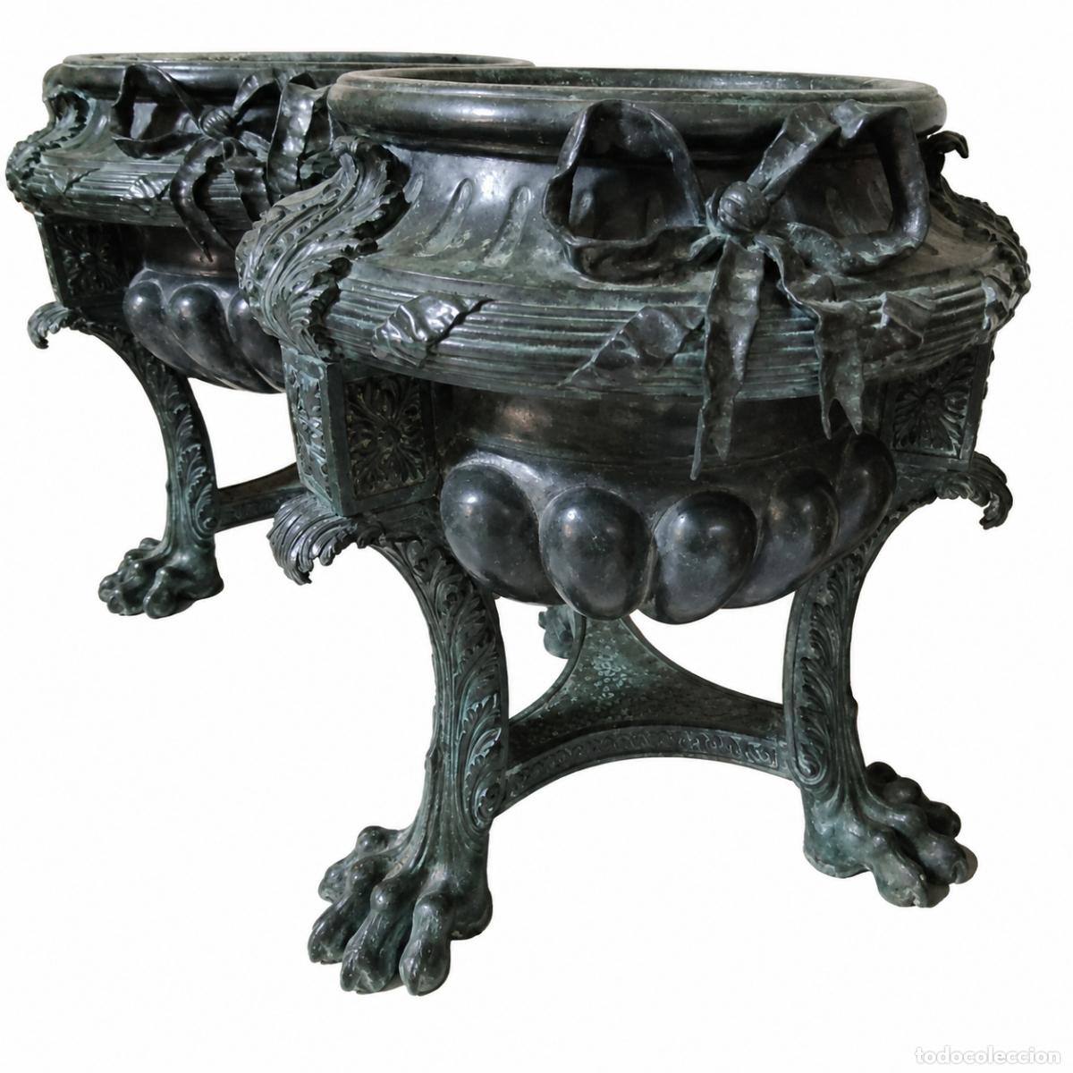 Libros: 2 Macetas Monumentales - Bronce - 85 cm - Napole&oacute;n III - Foto 48