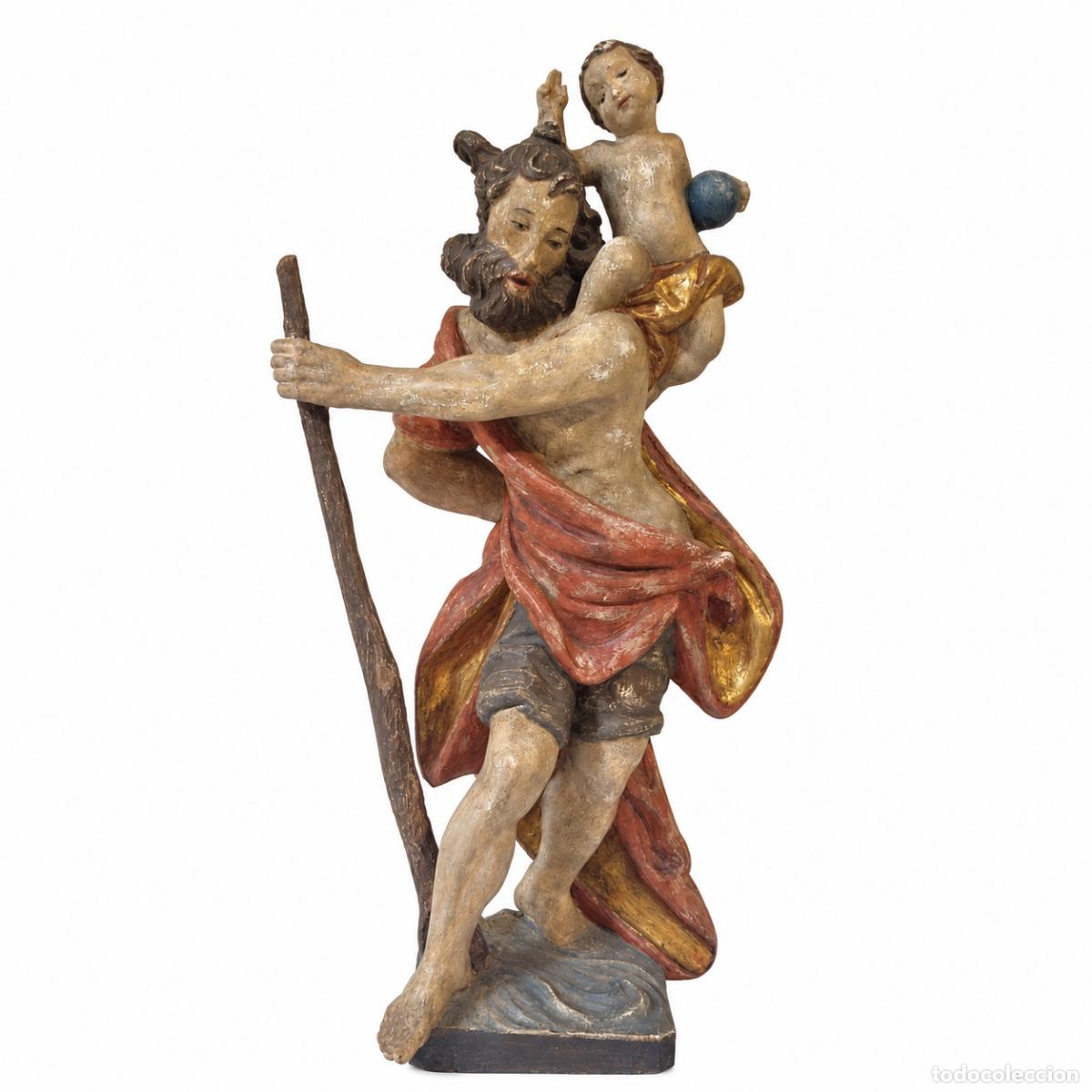 Livros em segunda m&atilde;o: San Crist&oacute;bal con el Ni&ntilde;o Jes&uacute;s - Siglo XIX