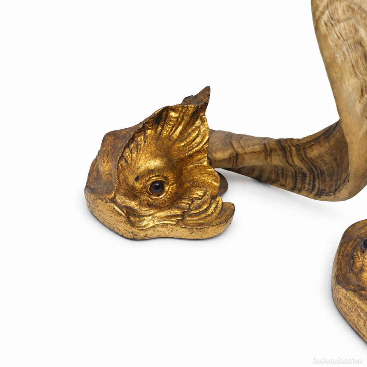 Libros: J. Antony Redmile - Par de candelabros de cuerno y bronce. - Foto 14