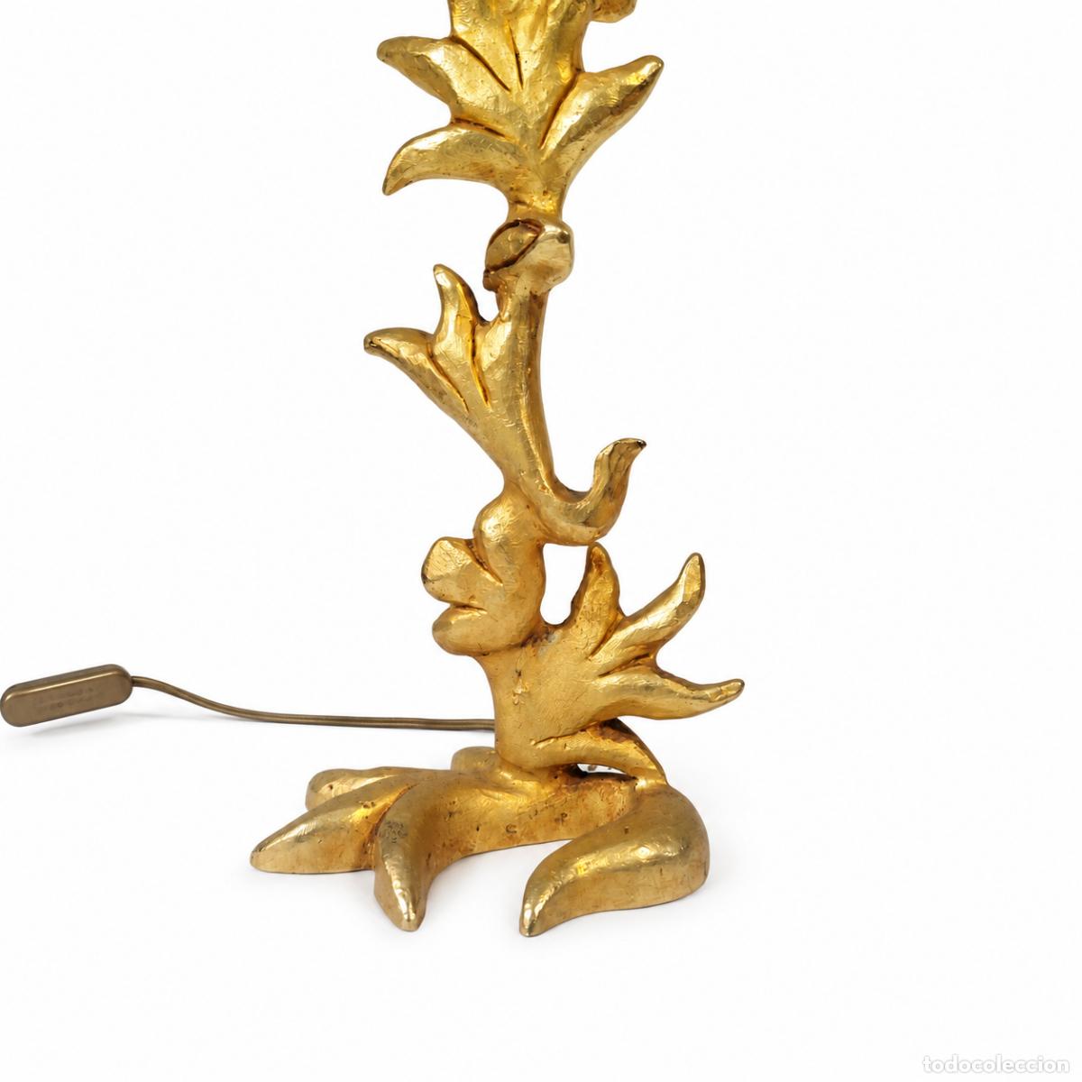 Libros: Fondica - Georges Mathias - 2 l&aacute;mparas de mesa - Bronce dorado - Foto 5