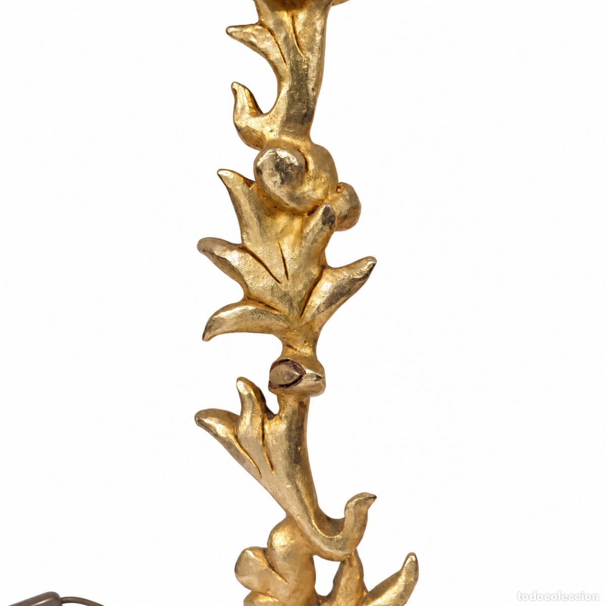 Libros: Fondica - Georges Mathias - 2 l&aacute;mparas de mesa - Bronce dorado - Foto 6