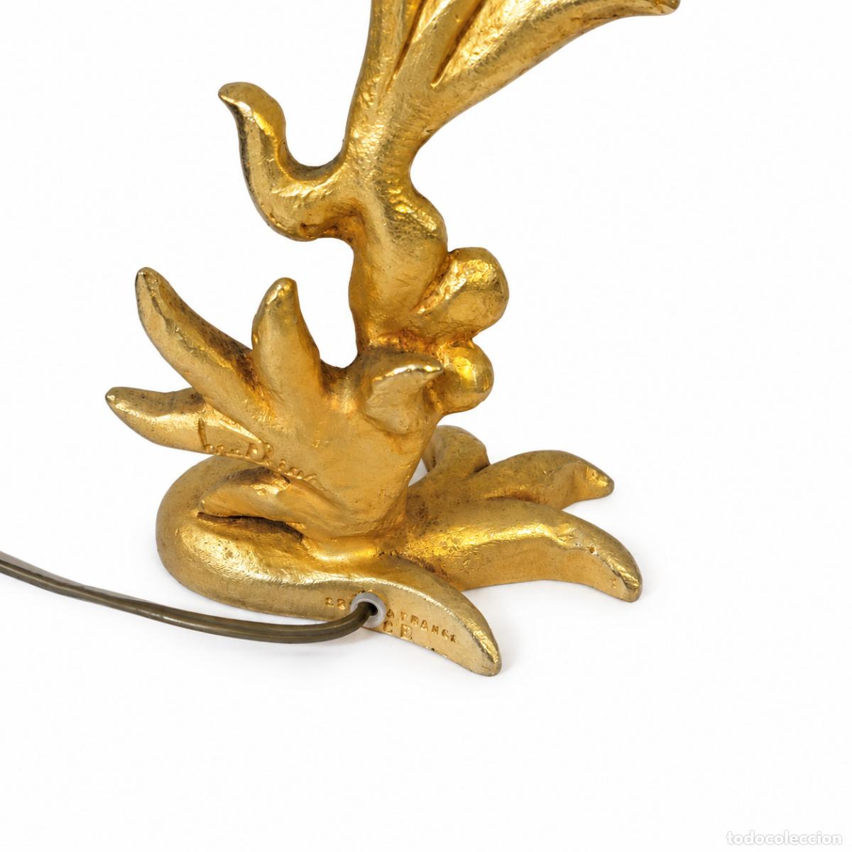 Libros: Fondica - Georges Mathias - 2 l&aacute;mparas de mesa - Bronce dorado - Foto 12