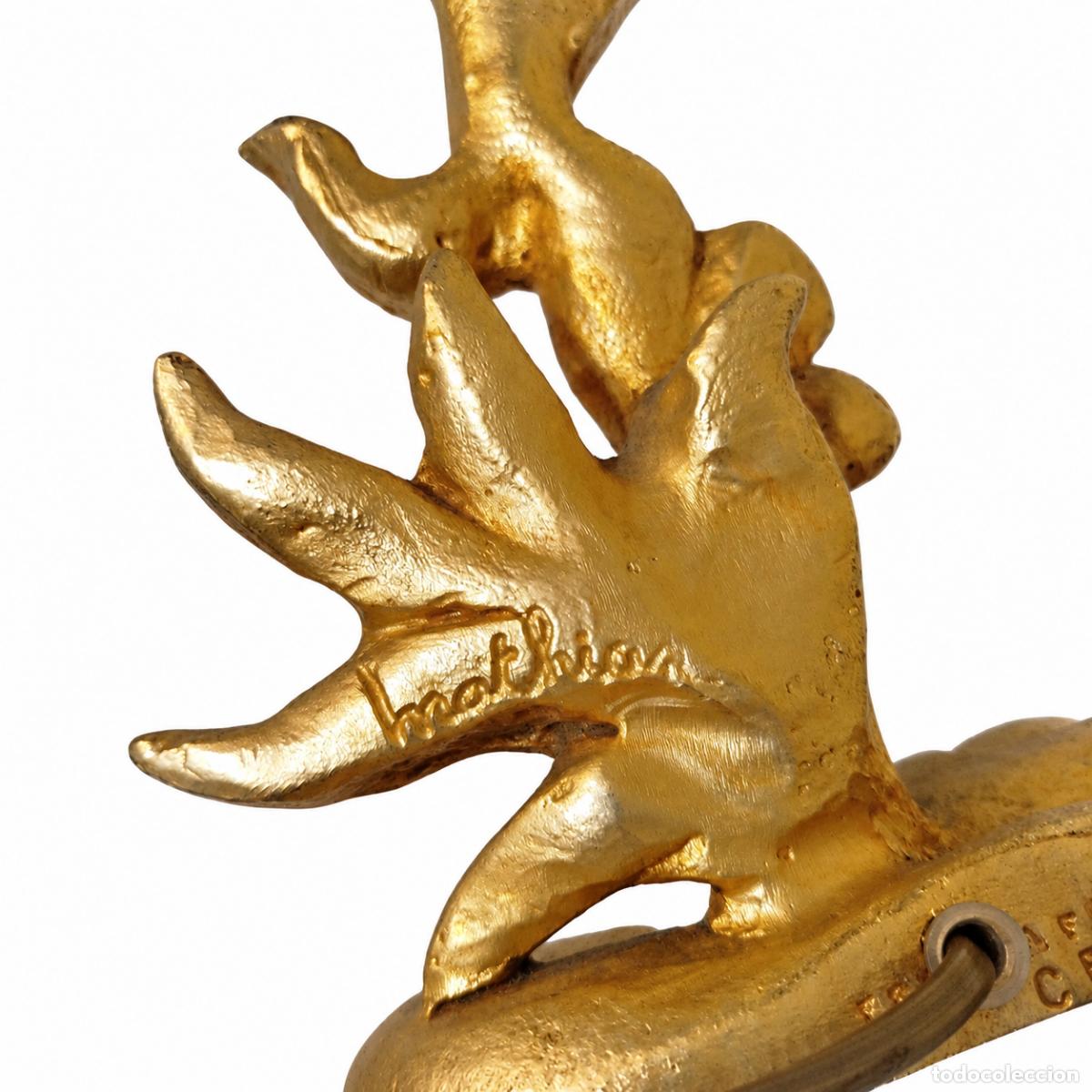Libros: Fondica - Georges Mathias - 2 l&aacute;mparas de mesa - Bronce dorado - Foto 13