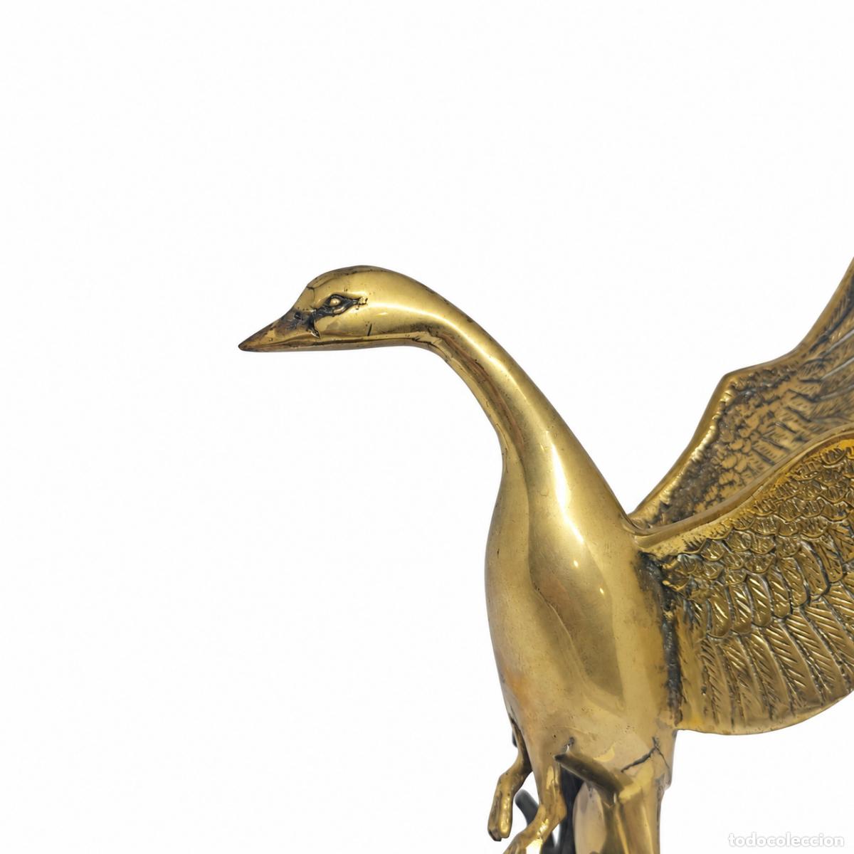 Libros: Garza en vuelo sobre juncos � bronce dorado - Foto 5
