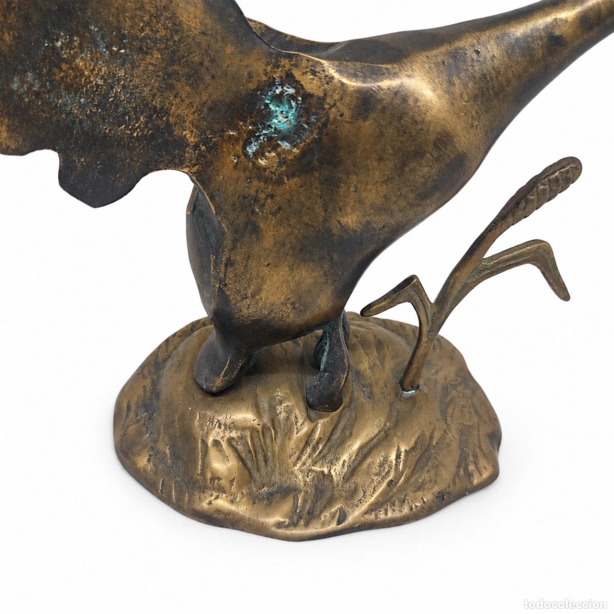 Libros: Escultura de un ganso en vuelo � bronce - Foto 5