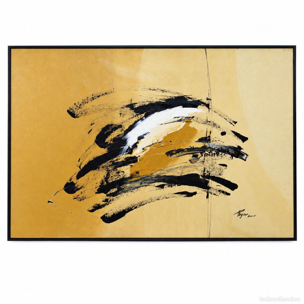 Libros: Regina Maria de Oliveira - Abstracci&oacute;n en ocre, blanco y negro - Foto 1