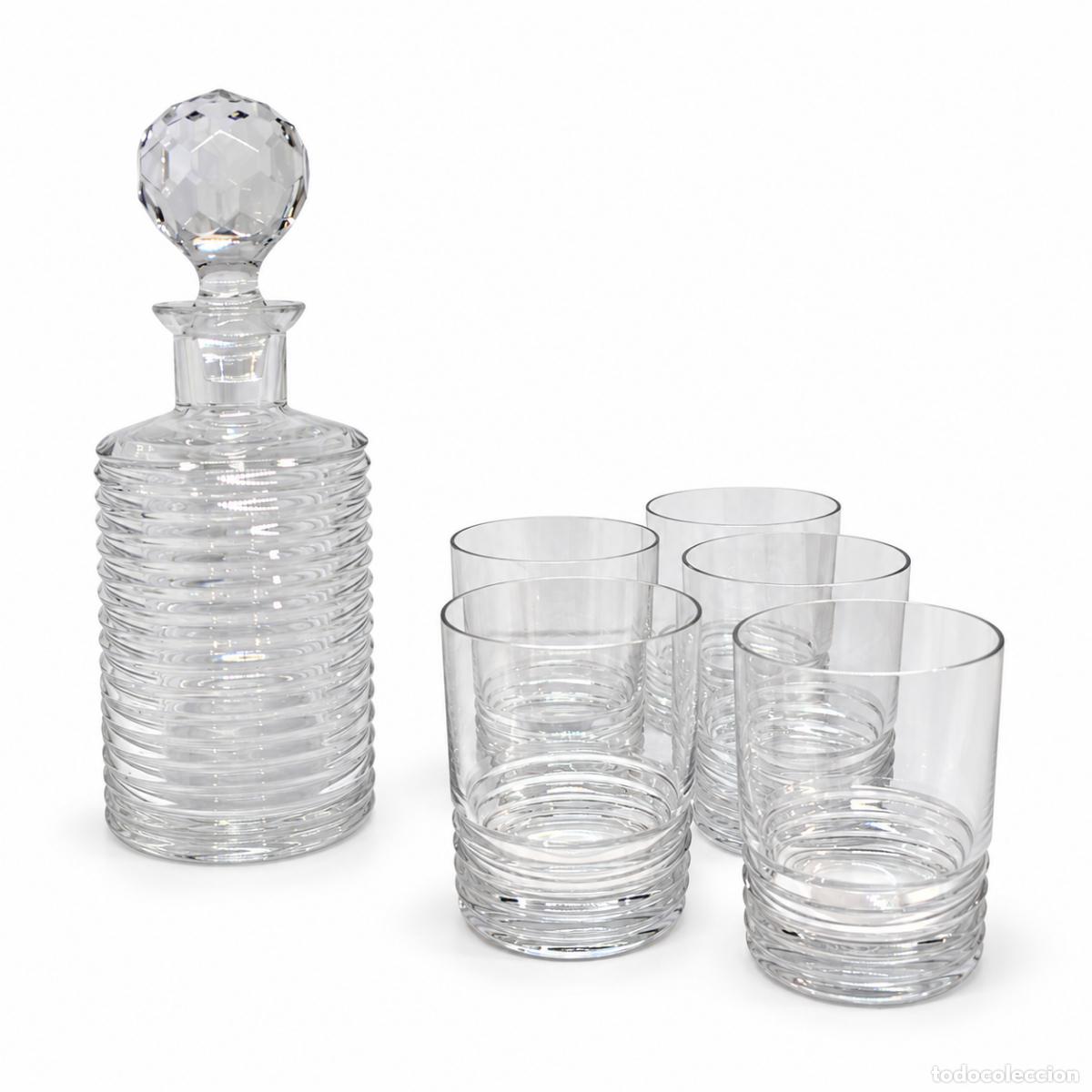 Libros: NUEVO - Baccarat - Servicio de whisky con botella y cinco vasos - Foto 2